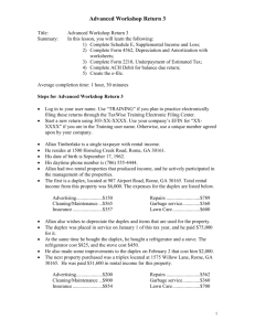 Steps for Advanced Workshop Return 3