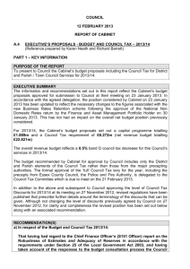 Report and Appendix A - Tendring District Council