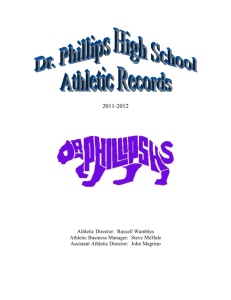Record - Orlando Dr. Phillips High School Official Athletics Site