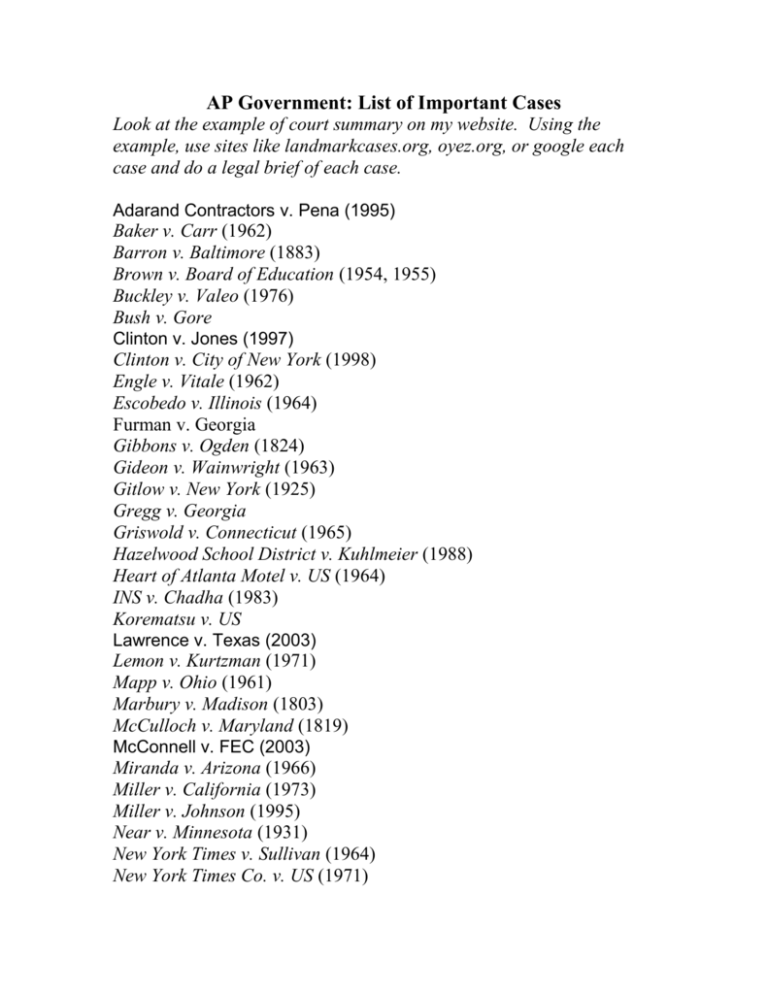 APGOPO Court Cases List