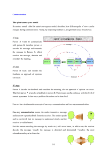 Axioms of communication - e