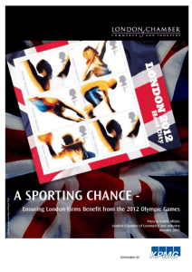 A Sporting Chance – Ensuring London Firms Benefit from the 2012