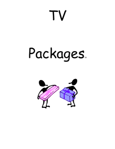 Packages (for TV)