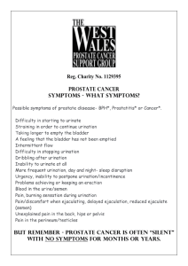 symytoms- what symptoms - The West Wales Prostate Cancer