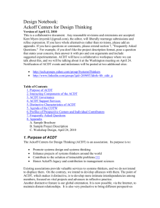 ACDTDesign - Systems Thinking World