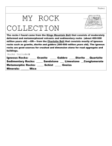 Rock Collection Labels
