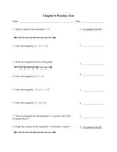 Mid-Chapter 6 Practice Test