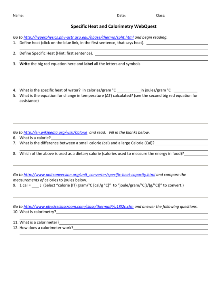 specific-heat-and-calorimetry-webquest