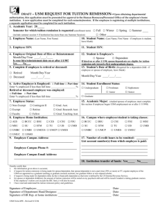 Tuition Remission Form (*)