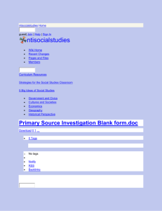 ntisocialstudies - Primary Source Investigation Blank form