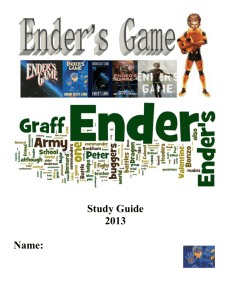 Ender's Game Study Guide