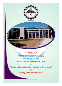 Invitation "AIIMS RISHIKESH" cordially invites you to the NAMS