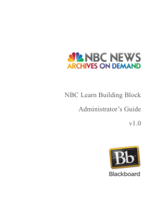 NBC Building Block Admin Guide