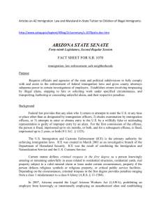 Arizona Immigration Law Articles