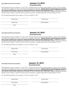 Curtright Early Dismissal - January 2014