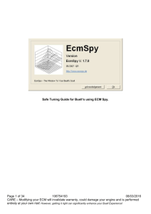 Safe Tuning Guide for Buell's using ECM Spy