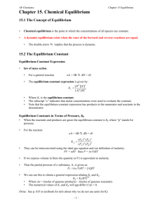 short - AP Chemistry with dr hart