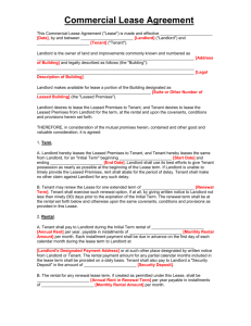 Microsoft Word - Free Rental Lease Agreement Forms and Templates