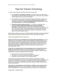 Tips for Career Coaching