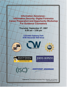 Information Assurance/Information Security/Digital Forensics Career