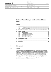 Customer Project Manager Job Description & Career