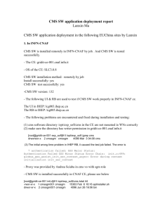 CMS_SW_application_installation_report