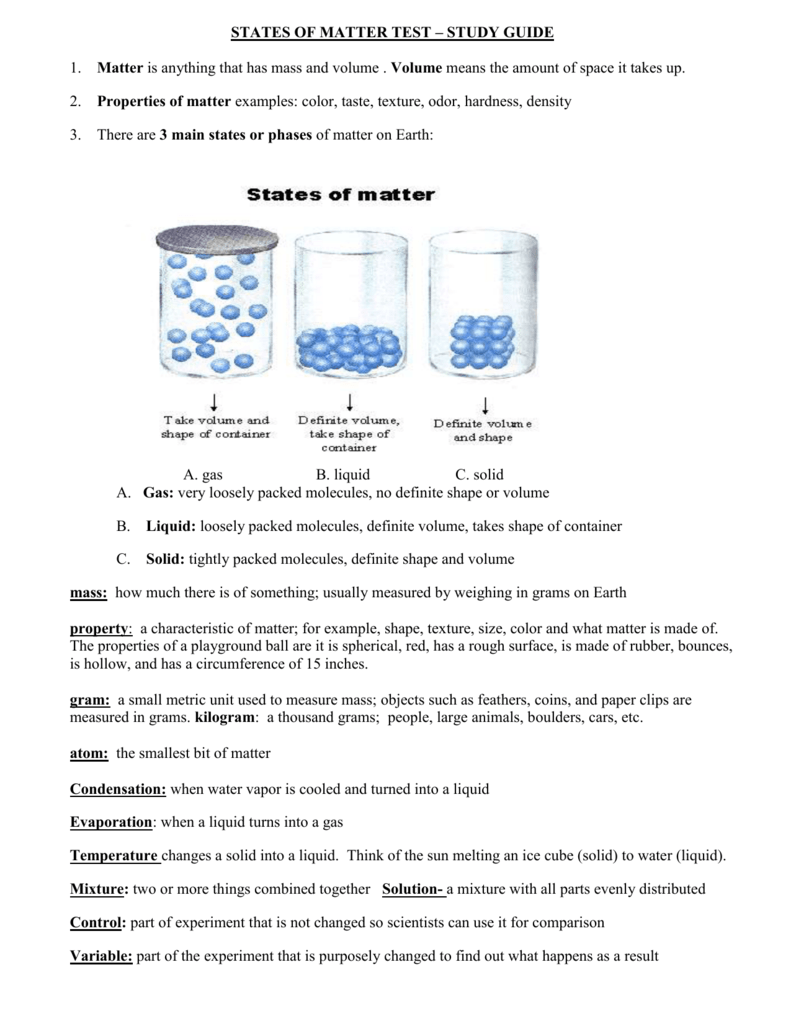 states-of-matter-test-study-guide