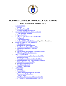 incurred cost electronically (ice) manual