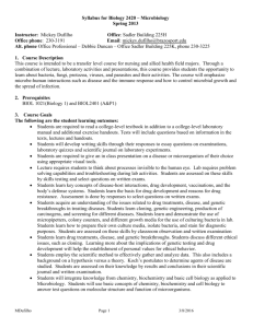 microbiology: biol 2535