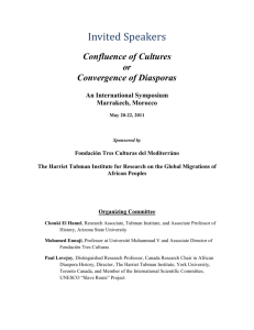 Invited Speakers Confluence of Cultures or Convergence of