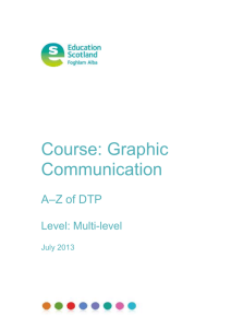 Graphic Communication: A-Z Of DTP