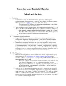 Schools and the State