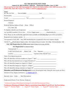 the Registeration Form in MS Word Format