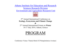 2014 - Athens Institute for Education & Research