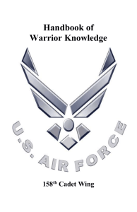 Air Force Core Competencies - University of South Florida