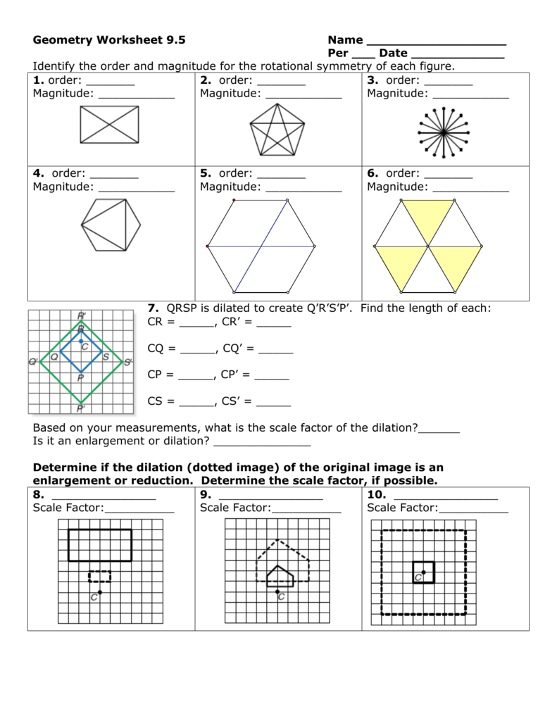 Finding Scale Factor Worksheet - Nidecmege