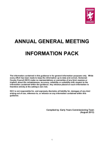 EY Committee Annual General Meeting Pack