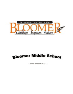 bms school map - Bloomer School District