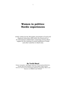 Women in the political life