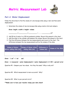 Metric Measurement Lab