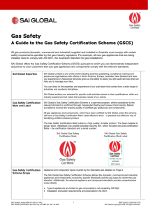 Gas Safety Fact Sheet