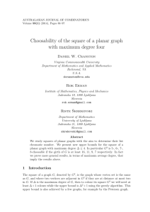 Full Text - The Australasian Journal of Combinatorics