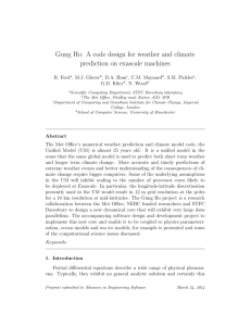 Gung Ho: A code design for weather and climate prediction