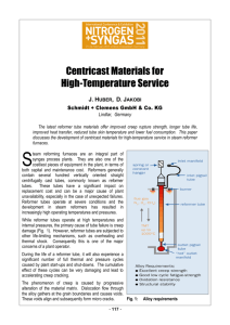 Centricast Materials for High-Temperature Service