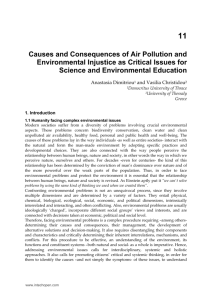 Causes and Consequences of Air Pollution and