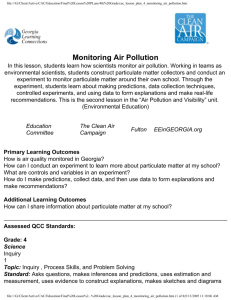 Monitoring Air Pollution