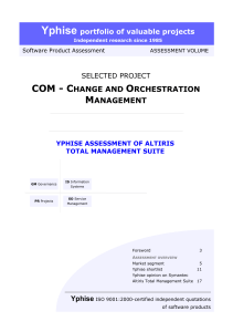 change and orchestration management
