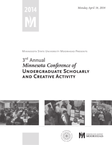 2014 Undergraduate Scholars Conference