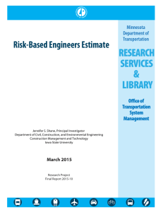 Risk-Based Engineers Estimate