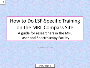 How to Grade Equipment-Specific Training on the MRL Compass Site